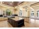 Spacious kitchen with a large center island, countertops, and an open layout at 2600 Cervino Cir, Henderson, NV 89052
