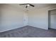 Bedroom features plush carpet and a spacious closet for storage at 457 Federal St, Henderson, NV 89015