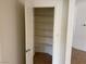 Pantry closet with built-in shelving offers great storage space at 4695 E Lucera Ct, Pahrump, NV 89061