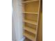 Standard closet with built in shelving for ample storage at 4708 Thunderbolt Ave, Las Vegas, NV 89115