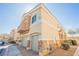 Attractive townhome with garage, desert landscaping and a private balcony at 4847 Double Down Dr # 101, Las Vegas, NV 89122