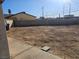 Wide angle shot of backyard showing a blank slate for customization and relaxation at 4905 Danbrook Ct, Las Vegas, NV 89110