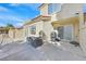 Spacious backyard with desert landscaping and private patio area at 5421 Painted Mirage Rd, Las Vegas, NV 89149