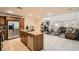 Open-concept kitchen seamlessly connects to the living room, perfect for entertaining and Gathering gatherings at 5958 W Agate Ave, Las Vegas, NV 89139
