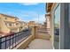 Balcony view overlooking neighborhood homes, with blue sky at 10725 Wrigley Field Ave, Las Vegas, NV 89166