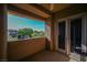 Balcony with view of the neighborhood's trees at 11 Belfair Ct, Henderson, NV 89052