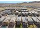 Expansive aerial view of a residential neighborhood showcasing uniform architecture and desert landscaping at 12525 Lylan Ridge St, Las Vegas, NV 89138