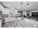 Gourmet kitchen featuring a granite island, stainless steel appliances, and ample counter space at 12525 Lylan Ridge St, Las Vegas, NV 89138