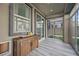 Covered patio with stylish furnishings provides a relaxing outdoor retreat at 12525 Lylan Ridge St, Las Vegas, NV 89138