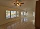 Dining area featuring tile flooring, modern fixtures, and plenty of natural light at 3104 Archwood Way, Las Vegas, NV 89134