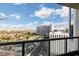 Breathtaking city view from the balcony, showcasing the golf course, hotels and a bright blue, partly cloudy sky at 322 Karen Ave # 1902, Las Vegas, NV 89109