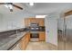 Beautiful kitchen featuring stainless steel appliances and granite countertops at 3705 Covewick Dr, North Las Vegas, NV 89032