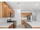 Well-equipped kitchen features stainless appliances and ample counter space at 430 Shimmering Sands Ave, North Las Vegas, NV 89031