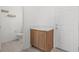 Functional mudroom with cabinet space, perfect for storage near the entrance at 430 Shimmering Sands Ave, North Las Vegas, NV 89031