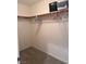 Walk-in closet with rod, shelving and overhead storage space at 4504 Eagle Nest Peak St, Las Vegas, NV 89129