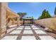 The backyard has a covered patio, gazebo, pavers and low maintenance landscaping at 4925 Turtle Point Dr, Las Vegas, NV 89113