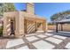 House exterior showing the covered patio and outdoor gazebo at 4925 Turtle Point Dr, Las Vegas, NV 89113