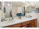 Bathroom featuring double sinks and ample counter space is perfect for morning routines at 513 Rafkin Pl, Henderson, NV 89052