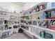 Well-organized pantry with abundant shelving providing lots of storage space at 6156 Ava Ridge Ave, Las Vegas, NV 89141