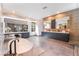 Bright, luxurious bathroom features dual vanities, a modern tub, and a spacious glass-enclosed shower at 801 Dragons Eye Dr, Henderson, NV 89012