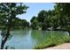 Lush pond surrounded by trees and foliage, offering a peaceful natural setting for residents and visitors at 8250 N Grand Canyon Dr # 2102, Las Vegas, NV 89166