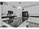 Kitchen with granite counters, sleek appliances, and a central island with barstool seating at 854 Earth Luster Rd, Las Vegas, NV 89178