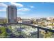 Stunning balcony view of the city skyline and mountains on a clear, sunny day at 900 Las Vegas Blvd # 804, Las Vegas, NV 89101