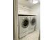 Well-equipped laundry room with washer, dryer, and folding space at , Las Vegas, NV 89102