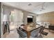 Bright dining area with patio access, seamlessly connecting indoor and outdoor living spaces at 11023 Bellatrix Ct, Las Vegas, NV 89135