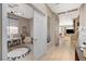 Hallway view into a playroom with natural light and a fun decor at 11023 Bellatrix Ct, Las Vegas, NV 89135