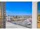 A stunning Las Vegas view showcasing city buildings and mountain landscape from high-rise vantage point at 135 E Harmon Ave # 2821, Las Vegas, NV 89109