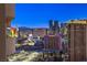 Amazing Las Vegas skyline view, with a vibrant cityscape and mountain backdrop at dusk at 135 E Harmon Ave # 2821, Las Vegas, NV 89109