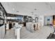 Open kitchen concept with stainless steel appliances and an island at 1805 Ivanhoe Way, Las Vegas, NV 89102