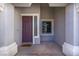 Welcoming front entrance featuring a decorative door and sidelight at 1905 Sirocco Ct, Las Vegas, NV 89117