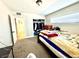 Bedroom featuring a closet with modern wood flooring and natural lighting at 1908 Linden Ave, Las Vegas, NV 89101