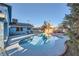 Backyard with pool, offering a refreshing escape and outdoor enjoyment at 3675 Winner Dr, Las Vegas, NV 89120