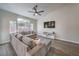 Inviting living room featuring modern furnishings and ample natural light at 5078 Shadow River St, Las Vegas, NV 89148