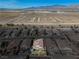 Aerial view of a residential neighborhood with well-maintained homes and desert landscape at 5081 Monte Penne Way, Pahrump, NV 89061