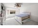 Bright main bedroom with a bay window, and a ceiling fan; light carpet and neutral walls at 5081 Monte Penne Way, Pahrump, NV 89061