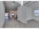 Bright foyer featuring tile floors, recessed lighting, and modern doors at 522 Riley Ridge Ct, Henderson, NV 89012