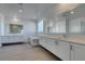 Expansive main bathroom with soaking tub, dual vanities, and recessed lighting at 522 Riley Ridge Ct, Henderson, NV 89012