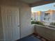 This balcony has ample natural light and a view of the surrounding community at 6800 E Lake Mead Blvd # 1126, Las Vegas, NV 89156