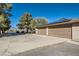 Three car garage with solar panels, attached to a ranch style home at 6925 Donald Nelson Ave, Las Vegas, NV 89131