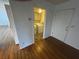 Hallway shot of the laundry room, with a washer and dryer included at 7509 Wheat Grass Ct, Las Vegas, NV 89129