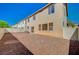 Large backyard featuring rock cover, patio, privacy fence and the rear exterior at 8027 Anasazi Ranch Ave, Las Vegas, NV 89131