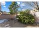 Landscaped backyard features decorative rock, plants and walking path at , Las Vegas, NV 89131