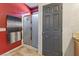 Modern bathroom features a glass shower and a neutral color palette at 7400 Quail Heights Ave, Las Vegas, NV 89131