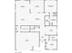 Detailed floorplan showcasing the layout of the home, including room dimensions and placement at 10026 Honey Rose Ave, Las Vegas, NV 89143