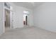 Neutral bedroom with walk in closet and views of other rooms at 10300 Pinto Creek Ln, Las Vegas, NV 89144