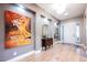 Bright hallway with hardwood floors and recessed art niches at 10507 Bryn Haven Ave, Las Vegas, NV 89135